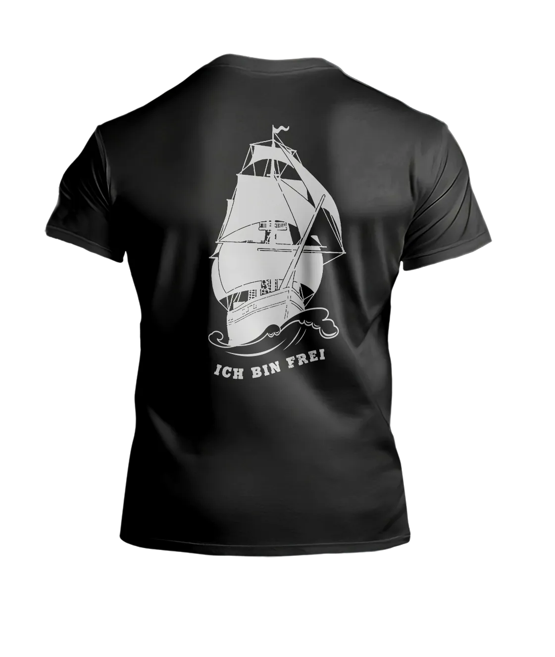 T-Shirt Frei, Motiv Rückseite